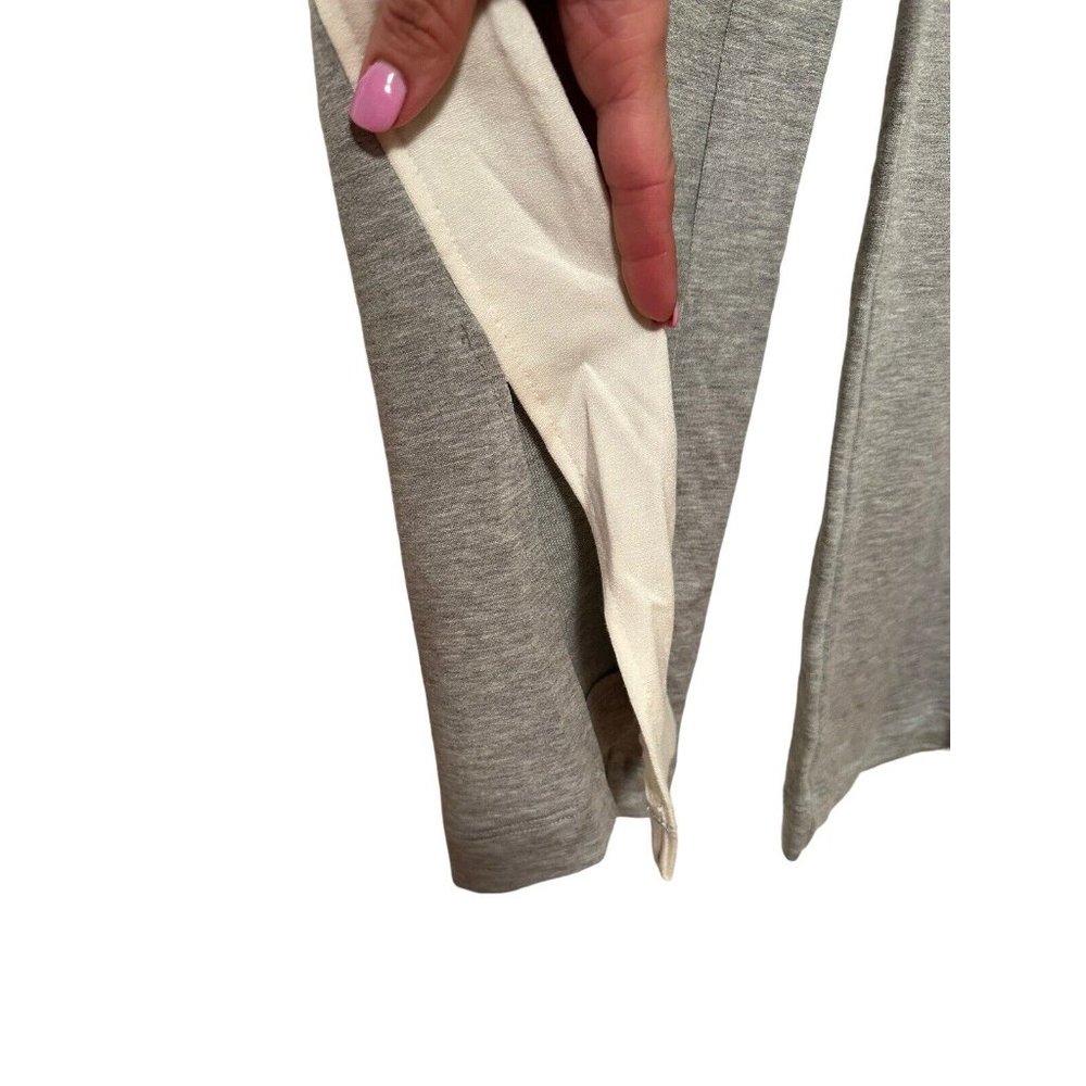 Bailey/44 Women's Grey White Wide Leg Pull On Pants Ultra Soft Size Small #E8-5 - Picture 4 of 9